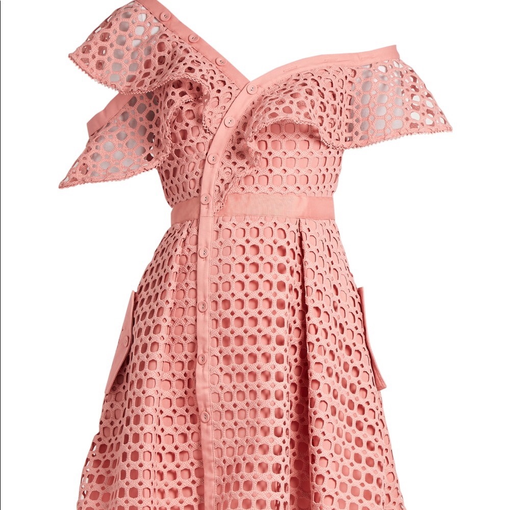 Self-portrait pink dress